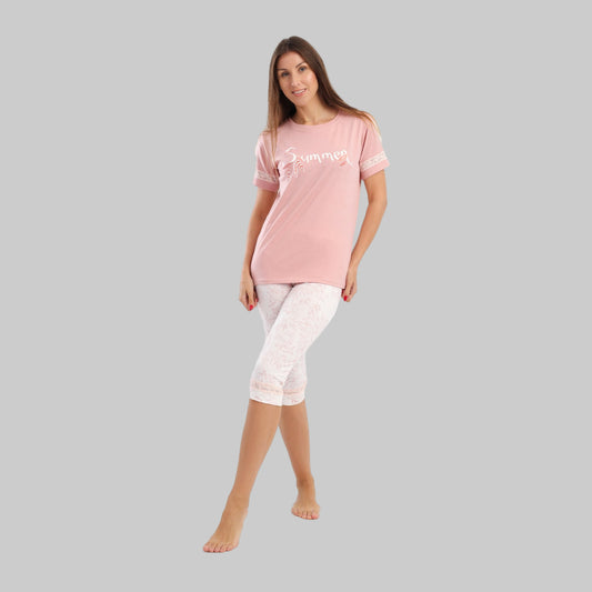 1401 بجامة صيفي نصف كم بونتاكور