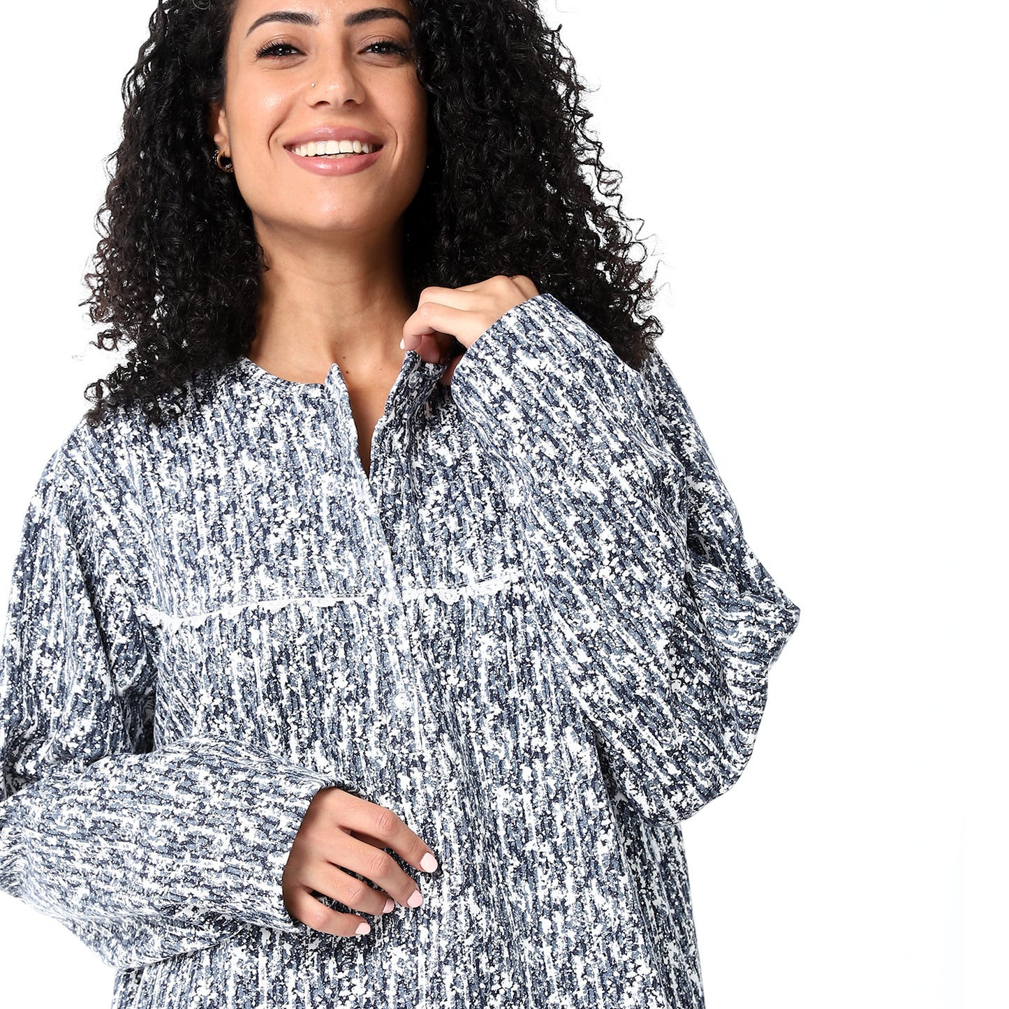 92 قميص نوم ميلتون بسفرة و دانتيل