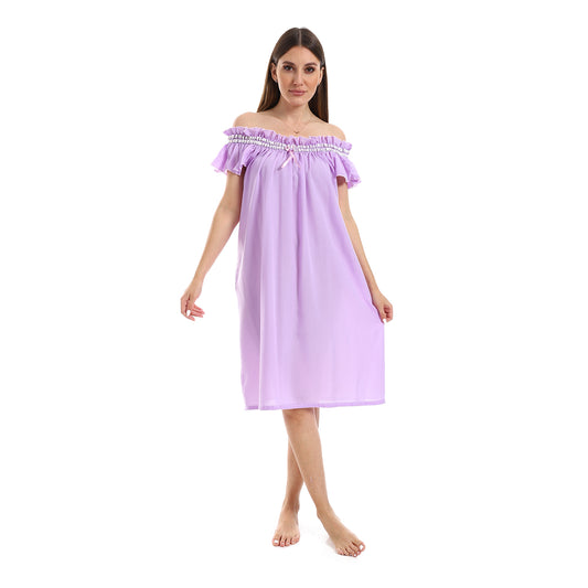 قميص نوم بدون كتف