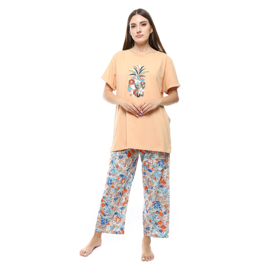 4417 بجامة صيفي مشجرة