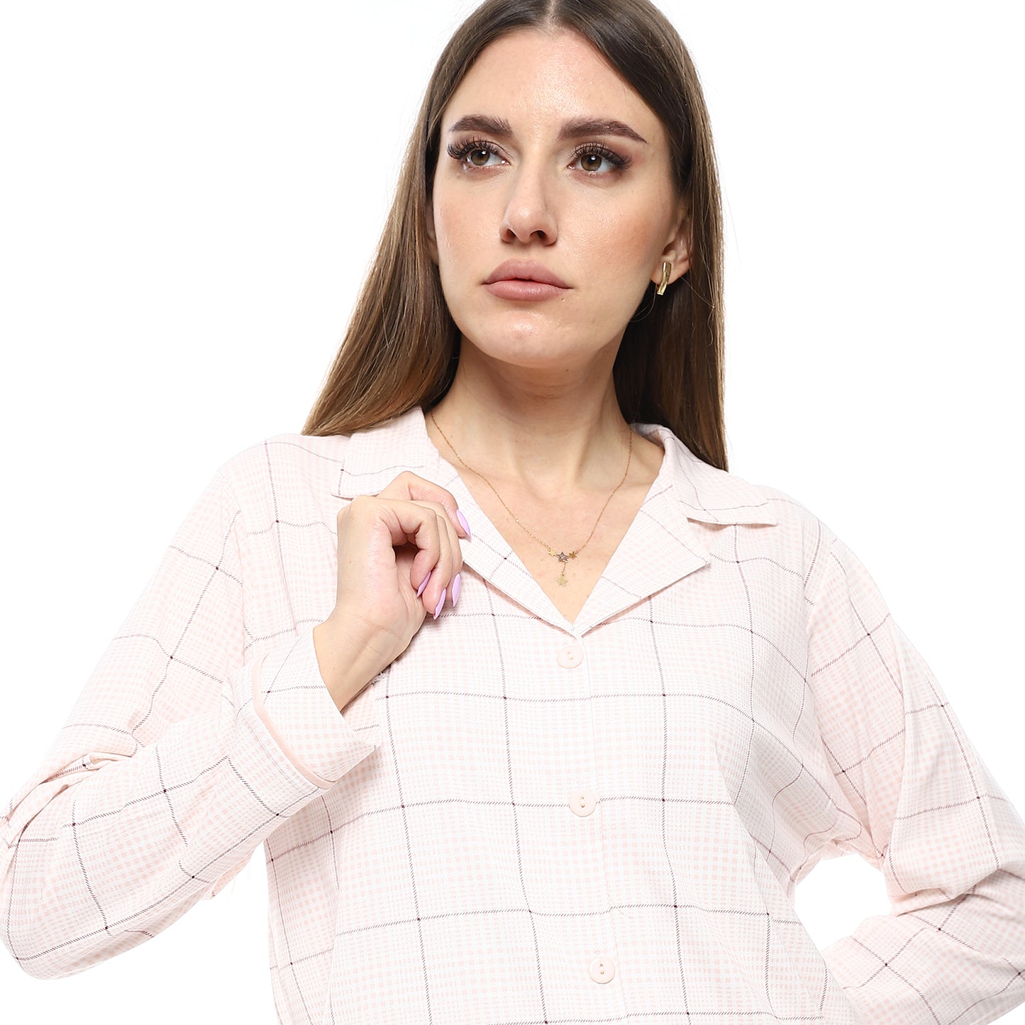 4730 بجامة كلاسيك كم طويل