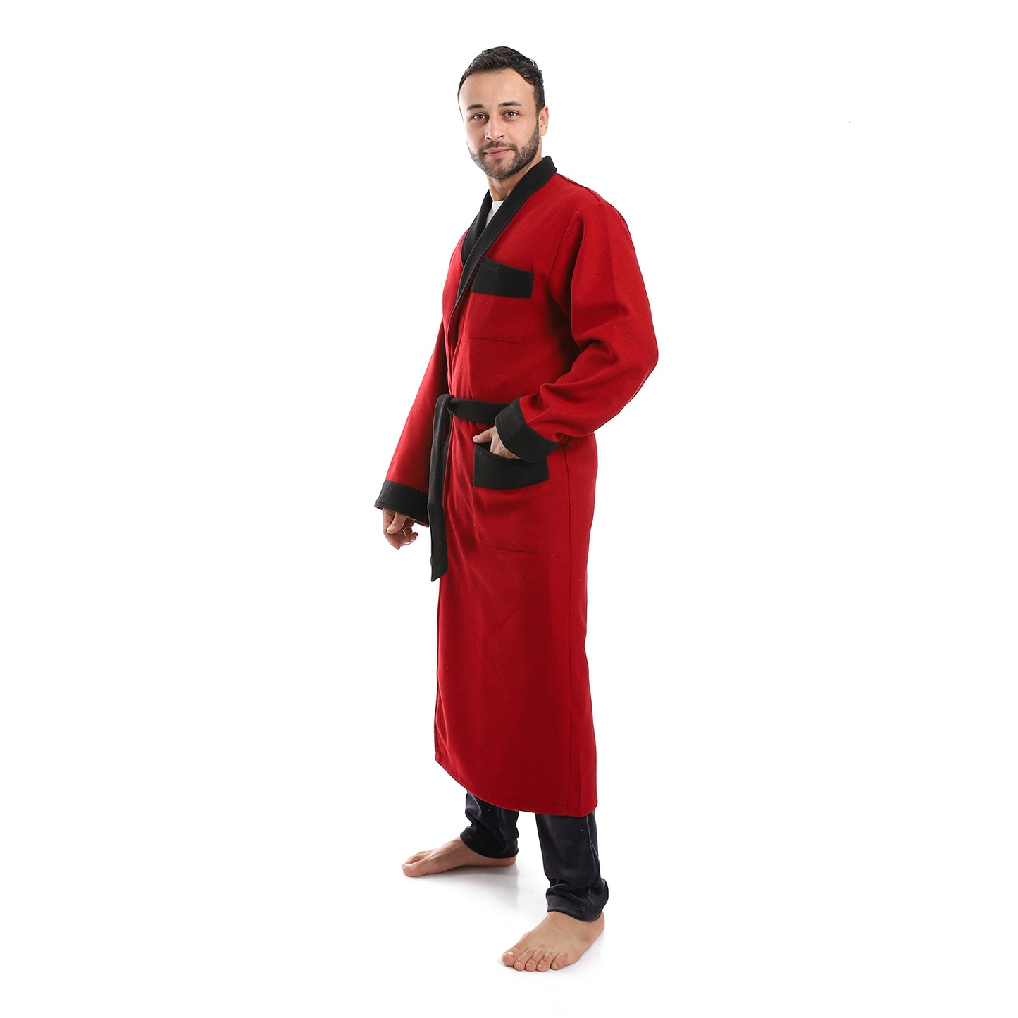 KHM روب رجالي شتوي صوف