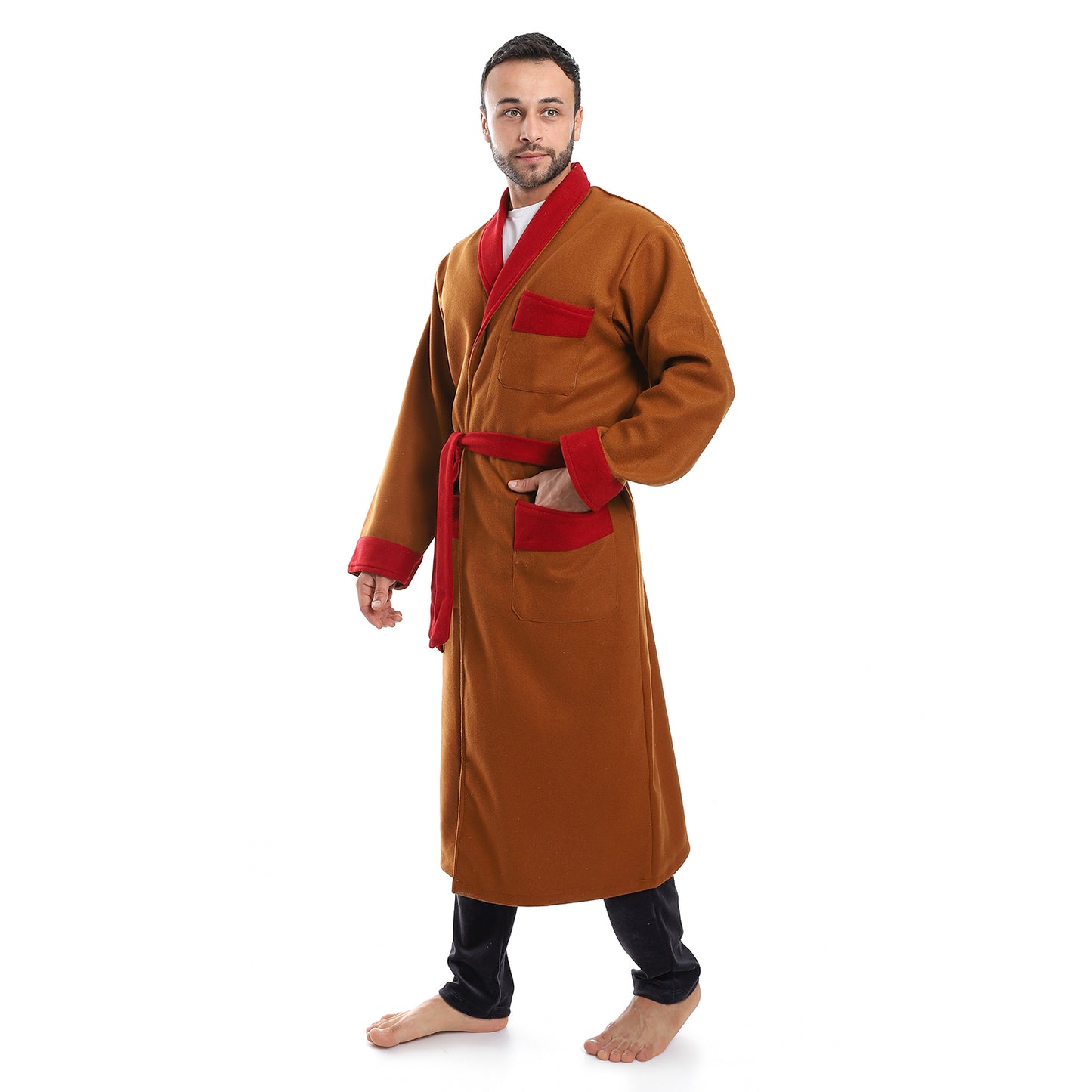 KHM روب رجالي شتوي صوف