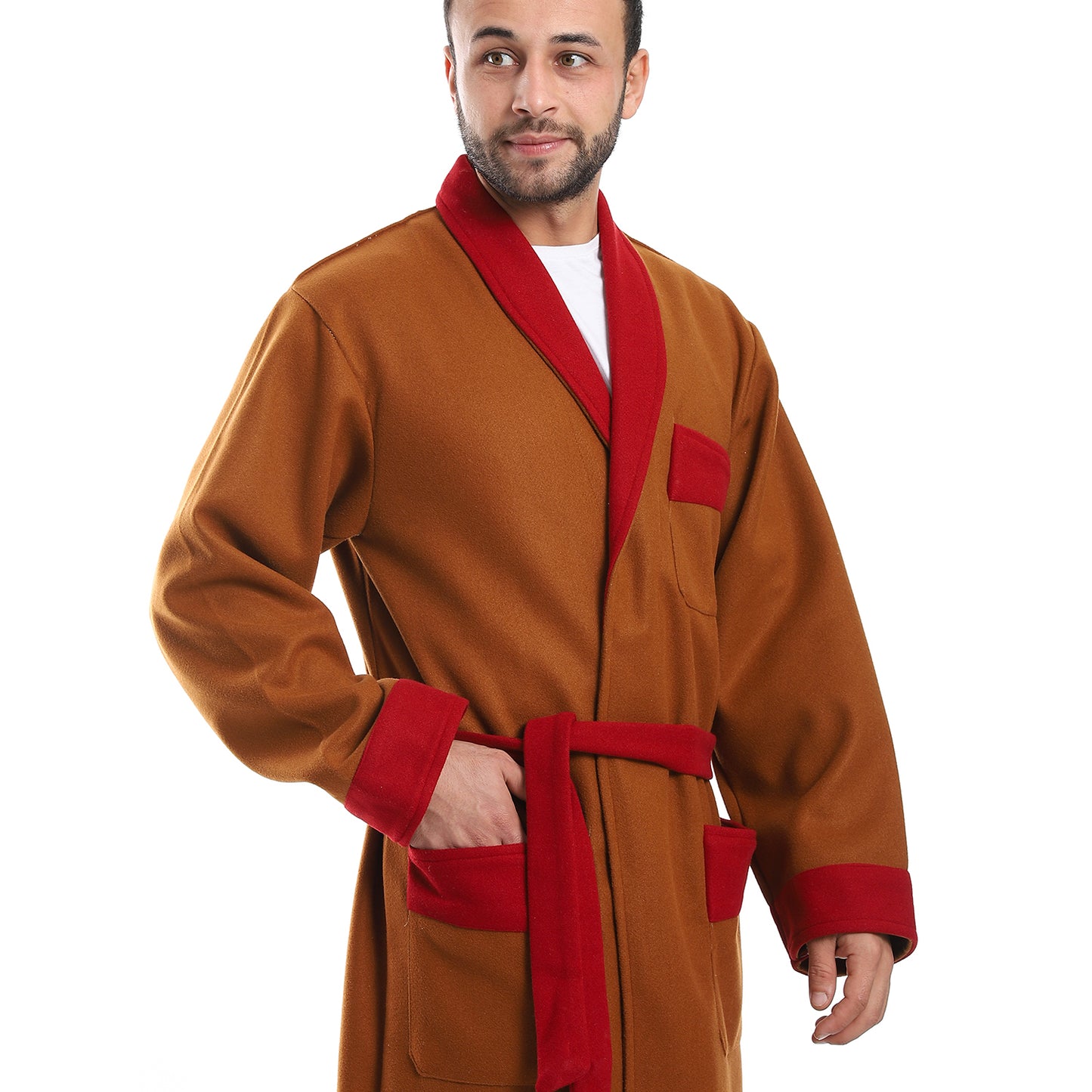KHM روب رجالي شتوي صوف