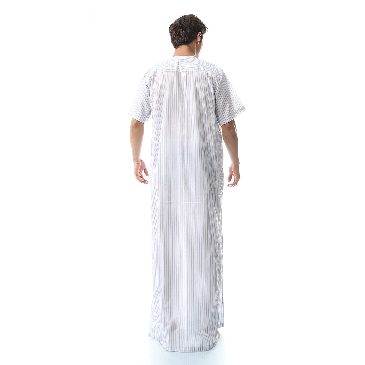 جلابية رجالي قطن مقلمة 7002