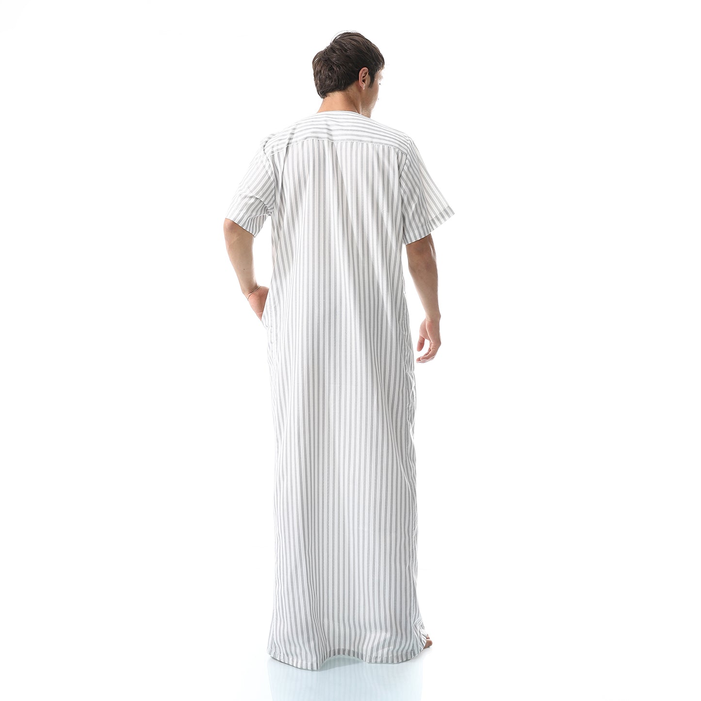 جلابية رجالي مقلم فواتح 7014
