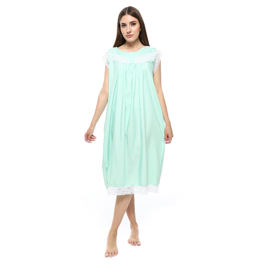 KHW-708 قميص نوم لينوه نصف كم