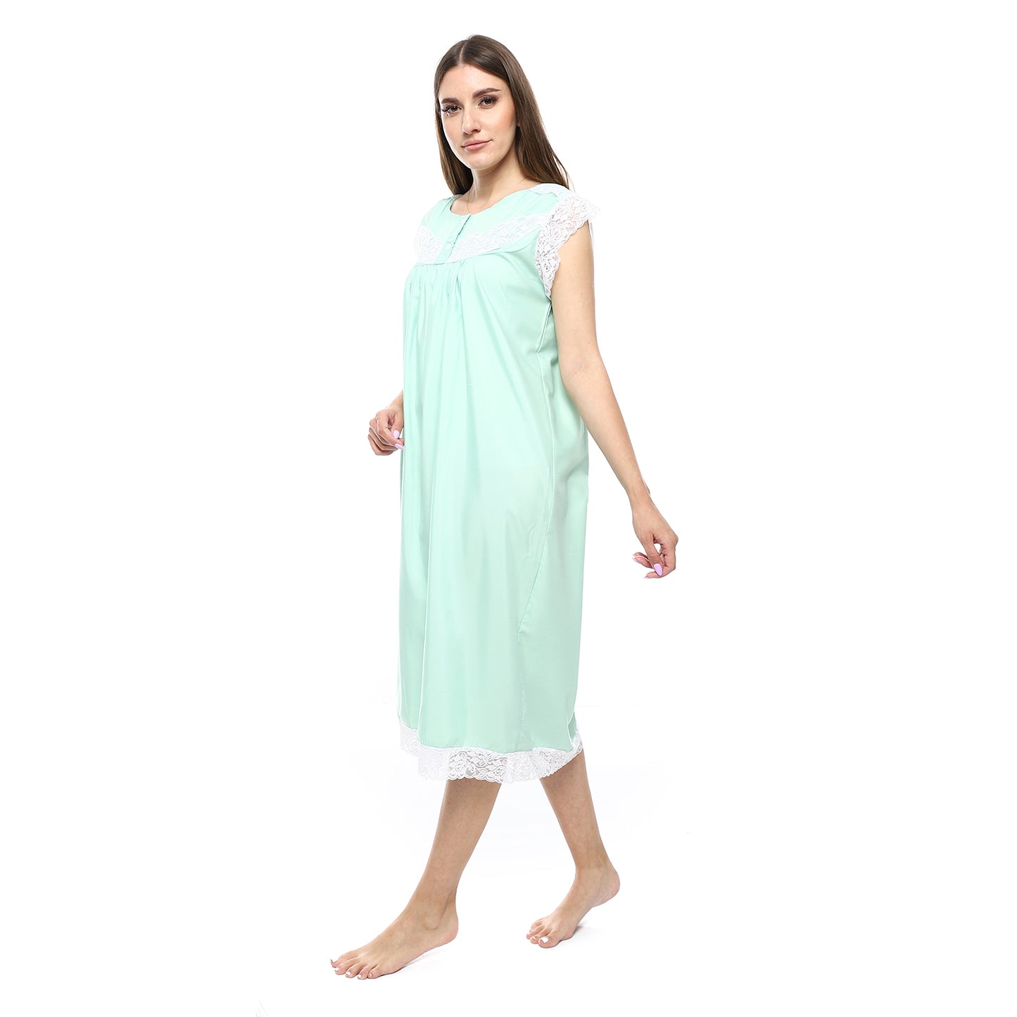 KHW-708 قميص نوم لينوه نصف كم