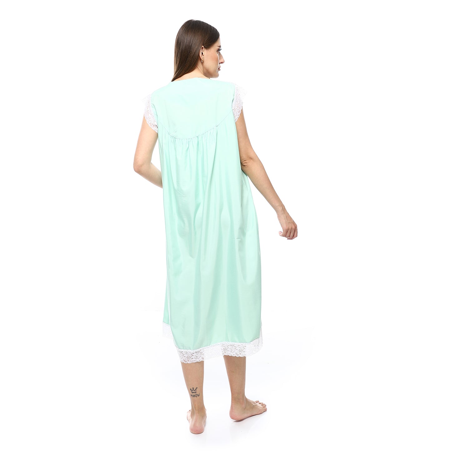 KHW-708 قميص نوم لينوه نصف كم