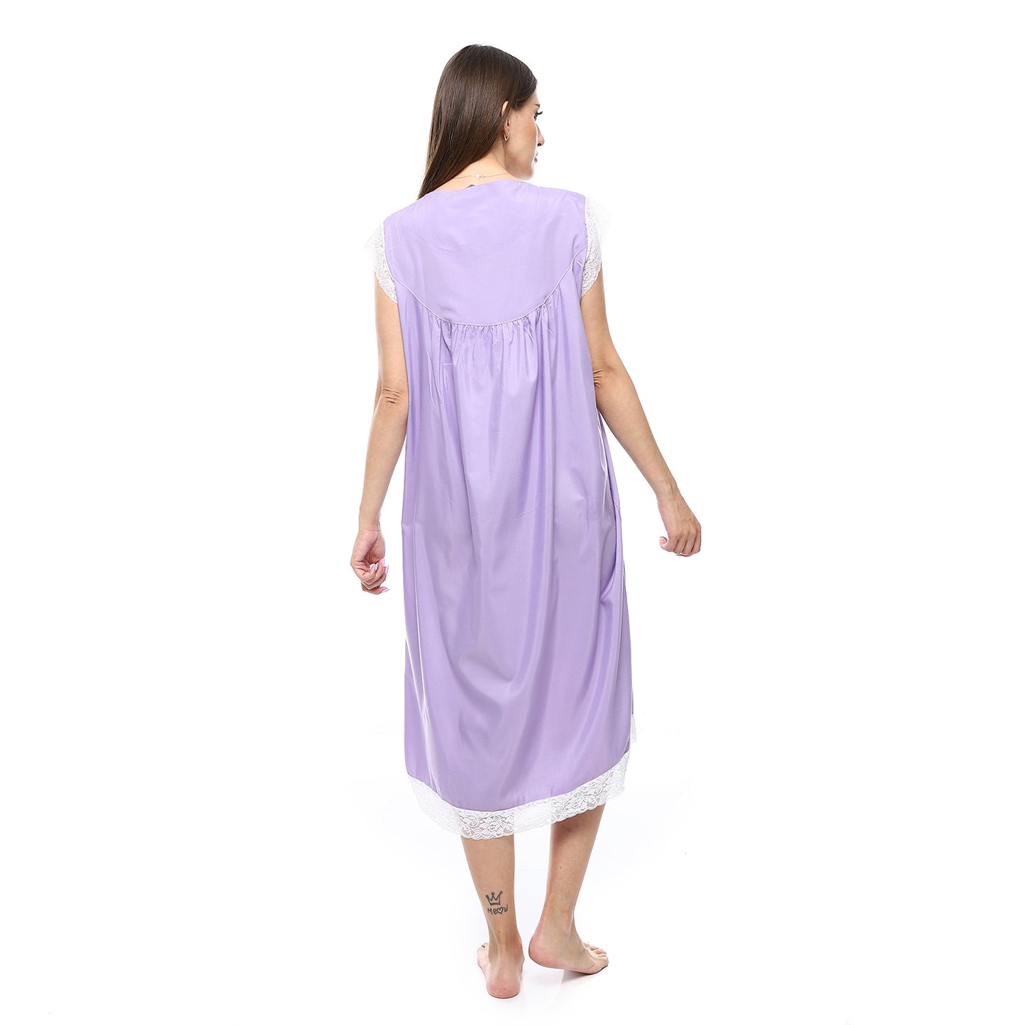 KHW-708 قميص نوم لينوه نصف كم