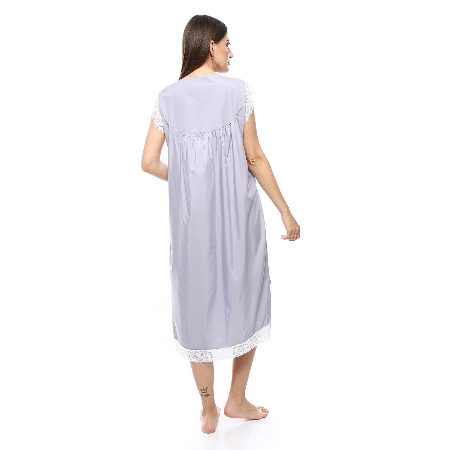 KHW-708 قميص نوم لينوه نصف كم