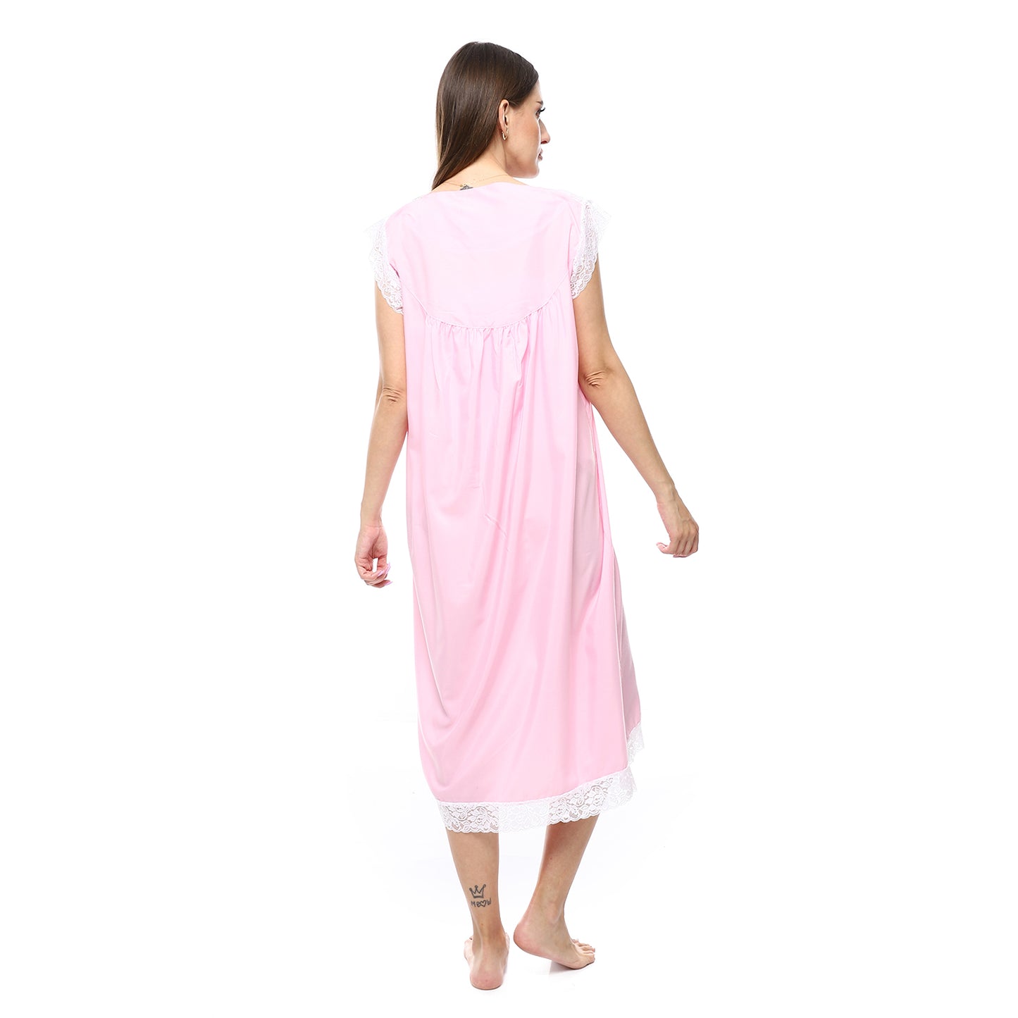 KHW-708 قميص نوم لينوه نصف كم