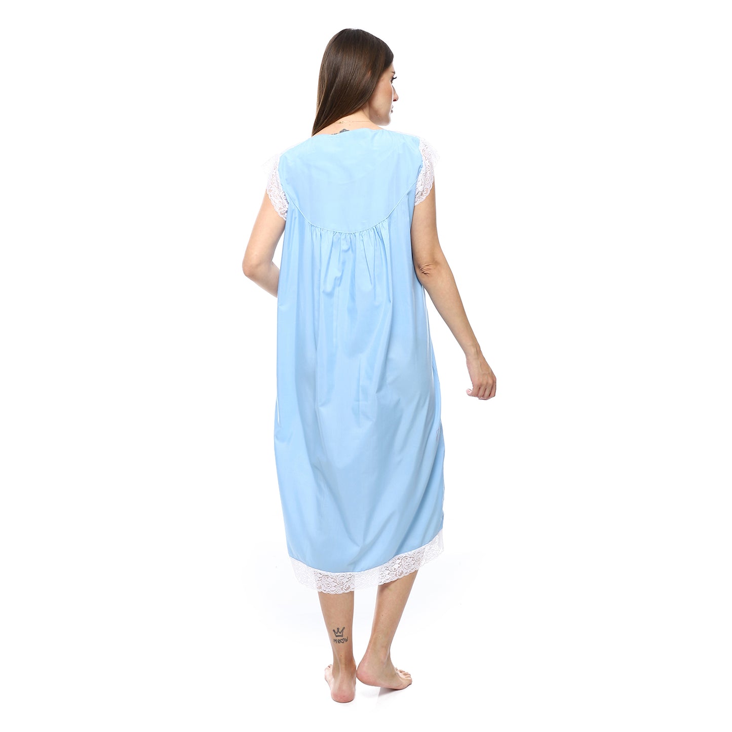 KHW-708 قميص نوم لينوه نصف كم