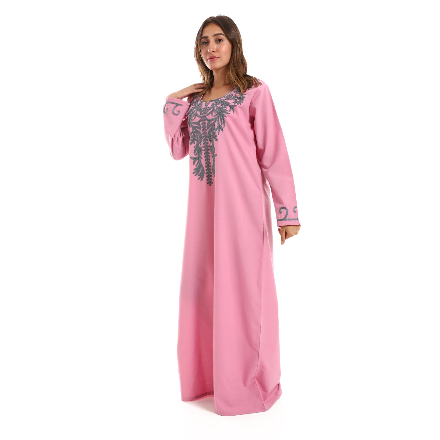 9006جلابية بيت حريمي كم طويل