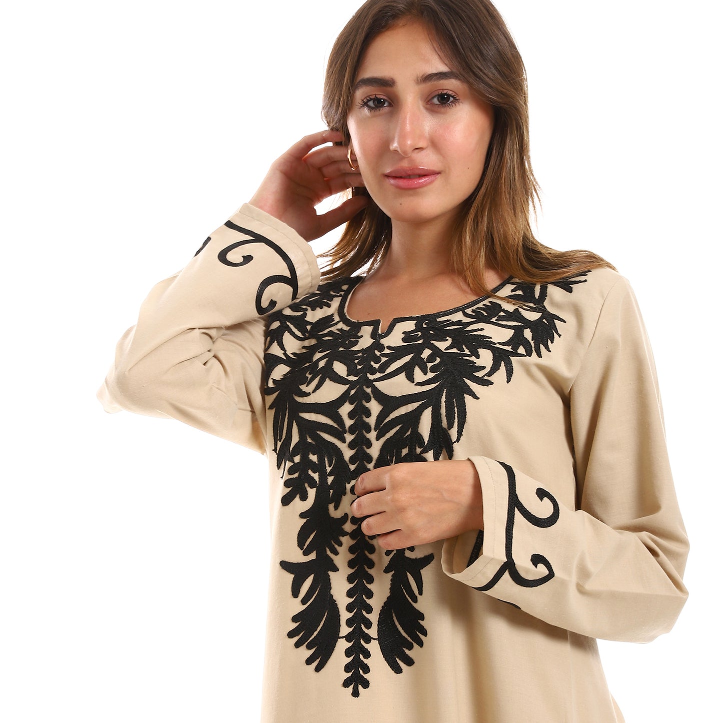9006جلابية بيت حريمي كم طويل