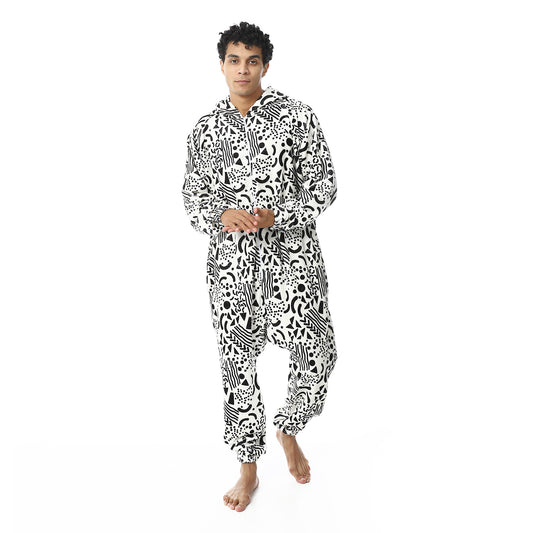 CL32-W25  JUMP SUIT شتوي قطيفة