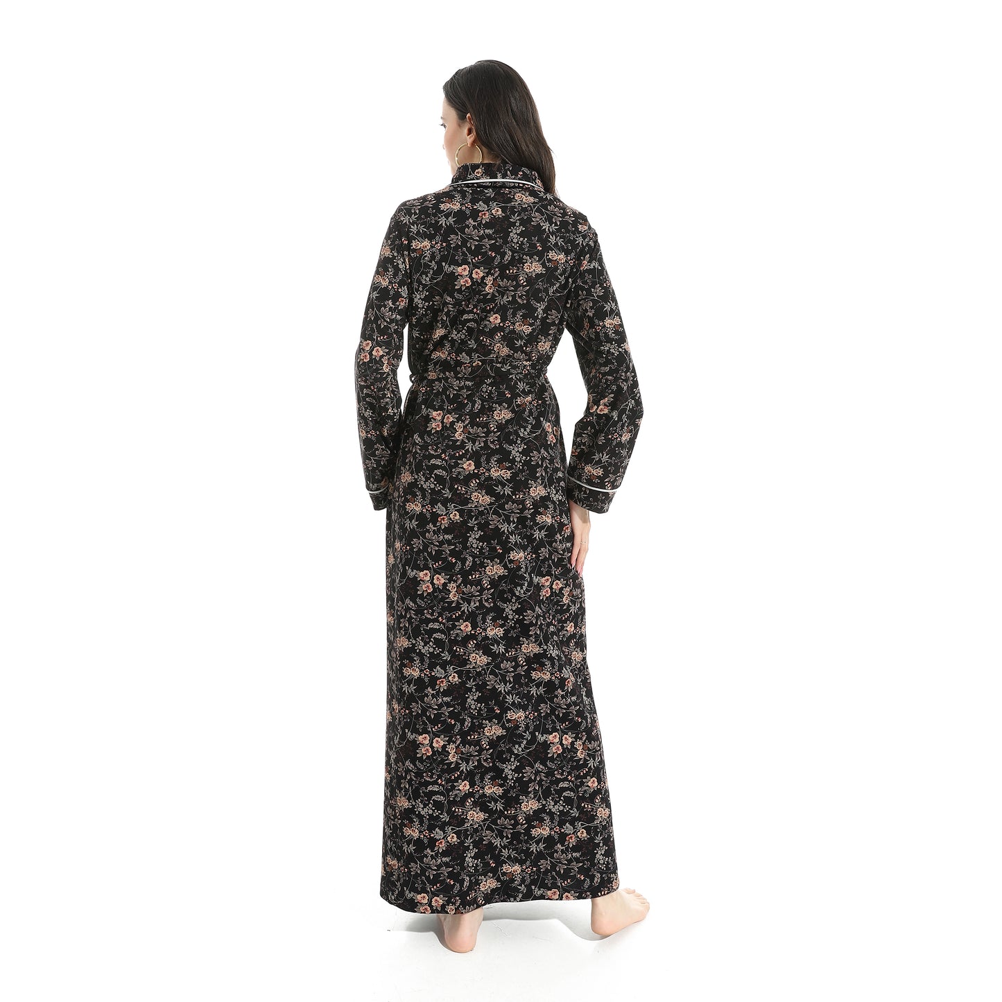 D49-S25 روب صيفي مشجر طويل