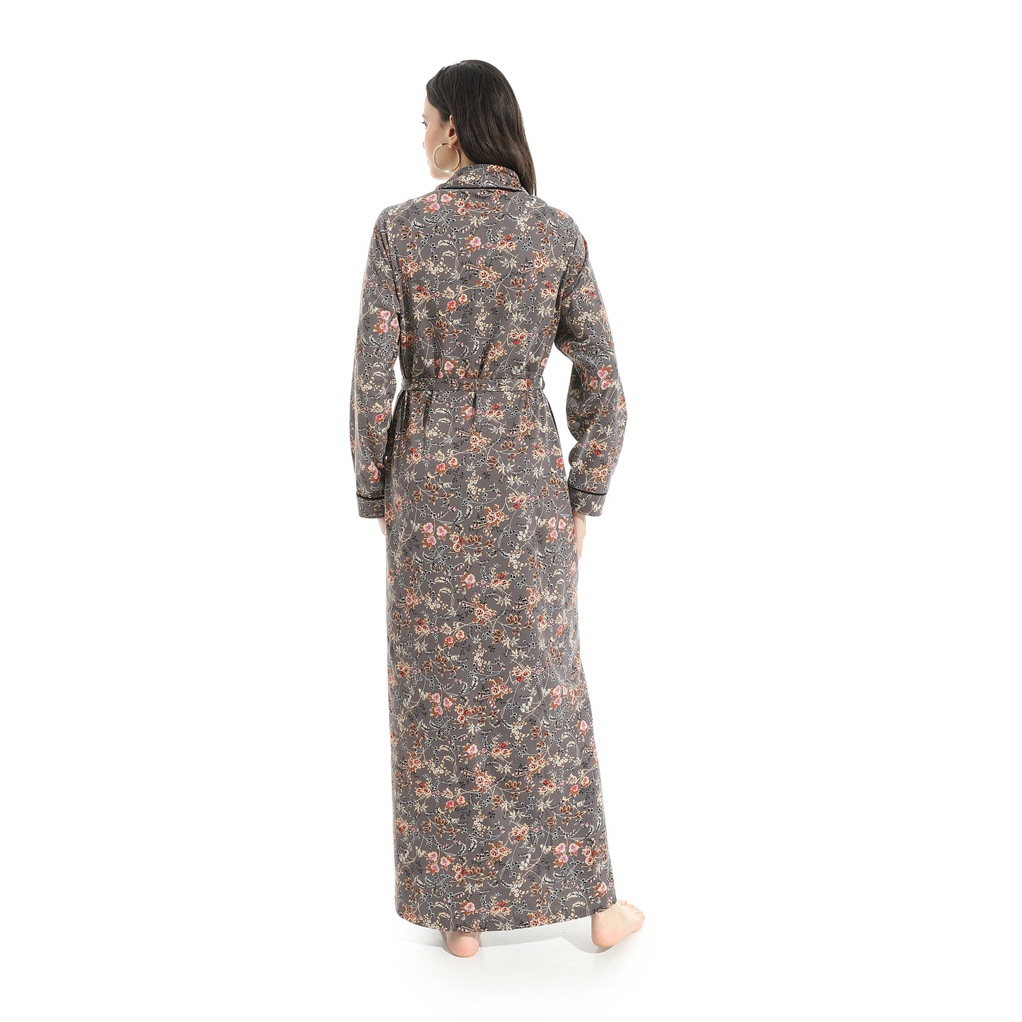 D49-S25 روب صيفي مشجر طويل