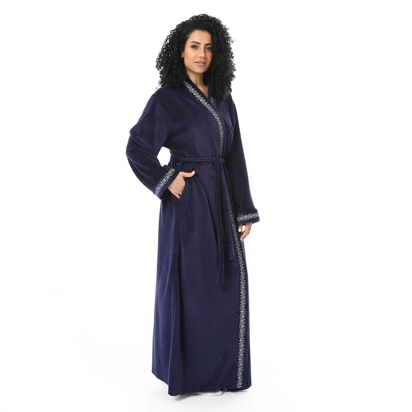 D29-W25 روب شتوي قطيفة طويل