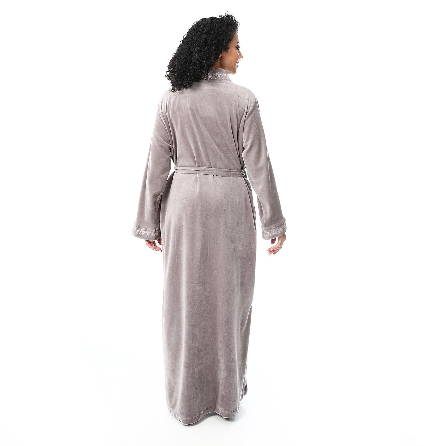 D29-W25 روب شتوي قطيفة طويل