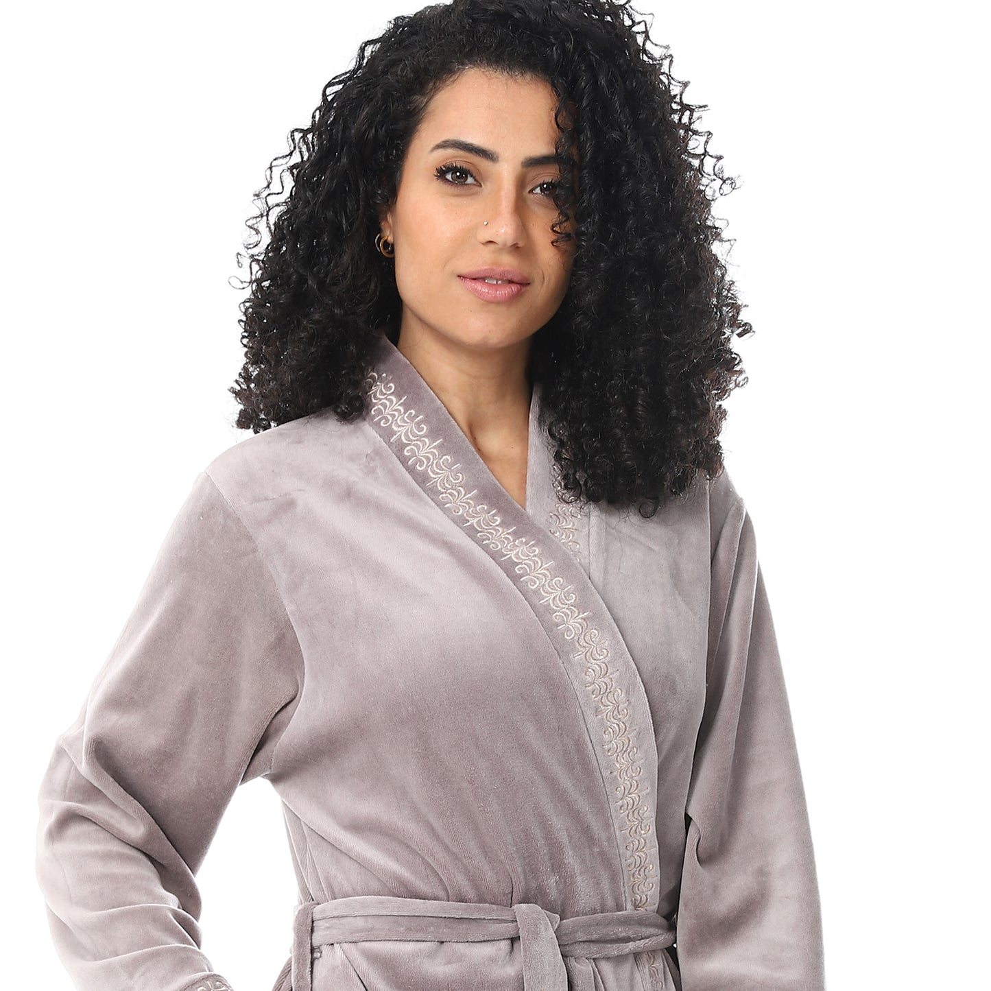D29-W25 روب شتوي قطيفة طويل
