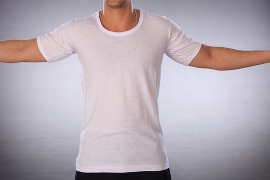 فانلة نصف كم رجالي سادة