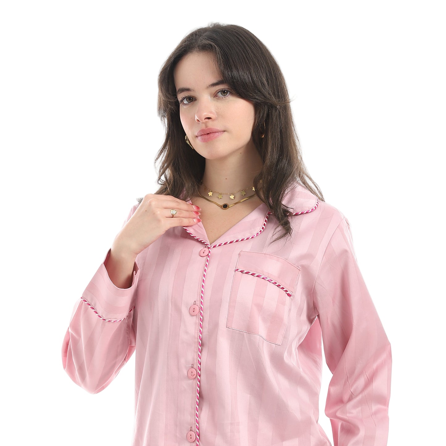 KHW/666 بجامة كلاسيك خريفي قطن صافي