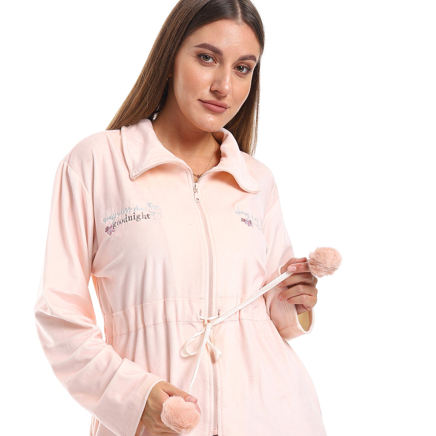 1348  بجامة شتوي قطيفة بسوستة