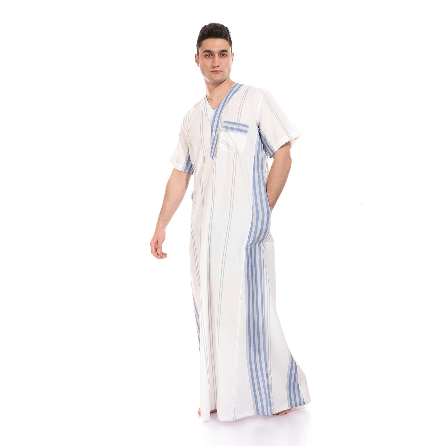 جلابية رجالي سادة و مقلم