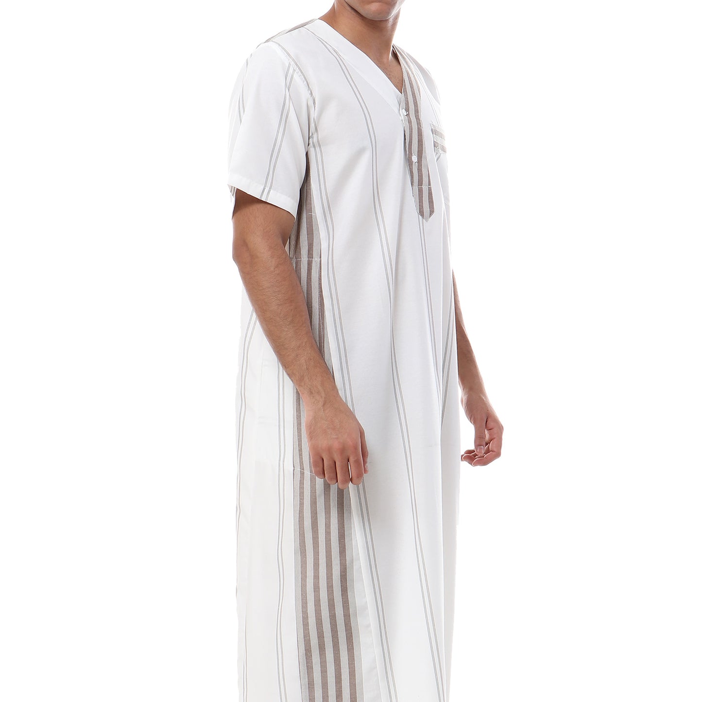 جلابية رجالي سادة و مقلم