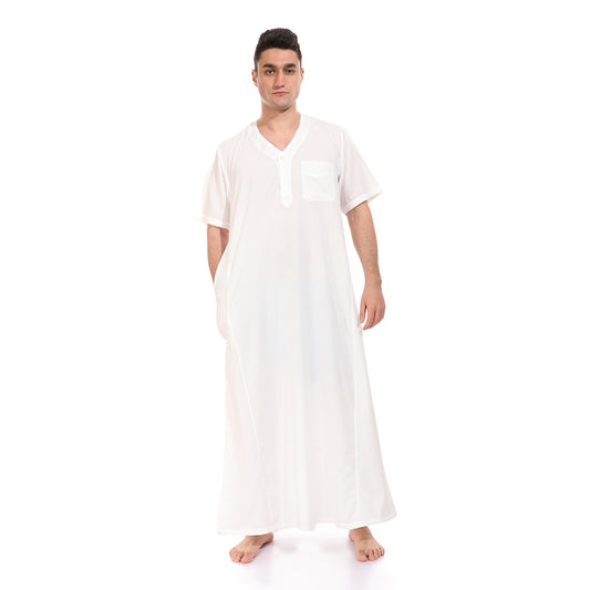 جلابية رجالي سادة بندة رفيعة