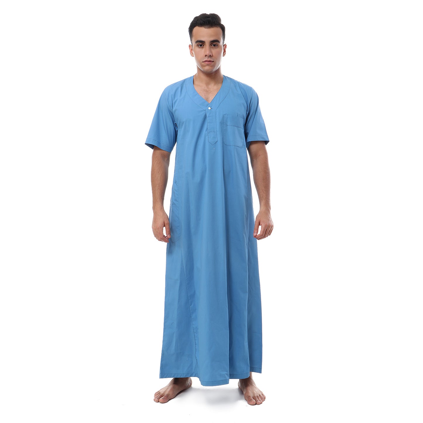 جلابية رجالي سادة بندة رفيعة