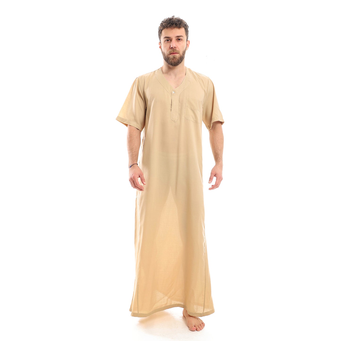 جلابية رجالي سادة بندة رفيعة