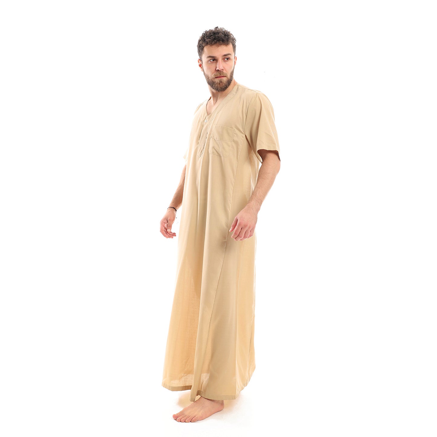 جلابية رجالي سادة بندة رفيعة