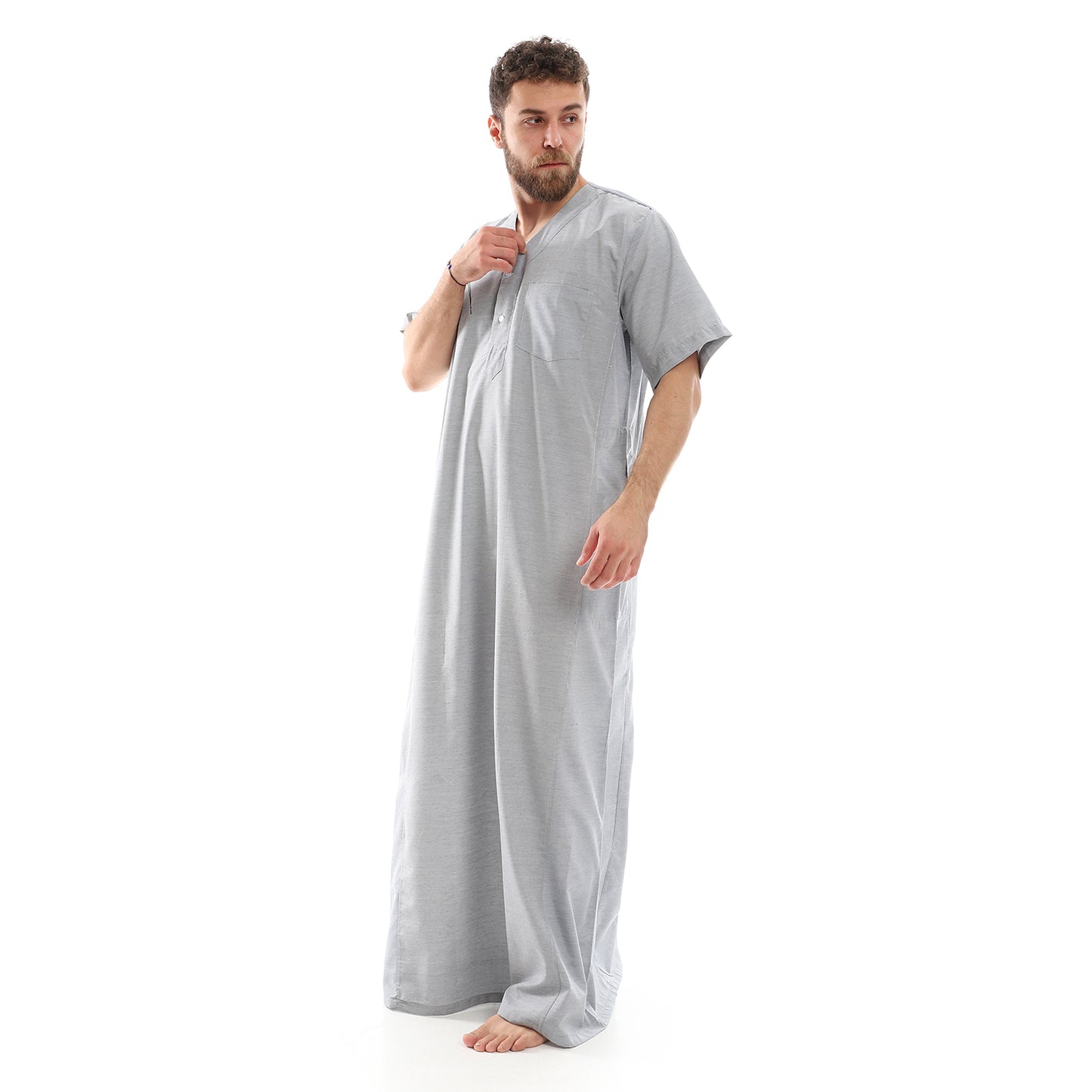 جلابية رجالي قطن سادة ألوان