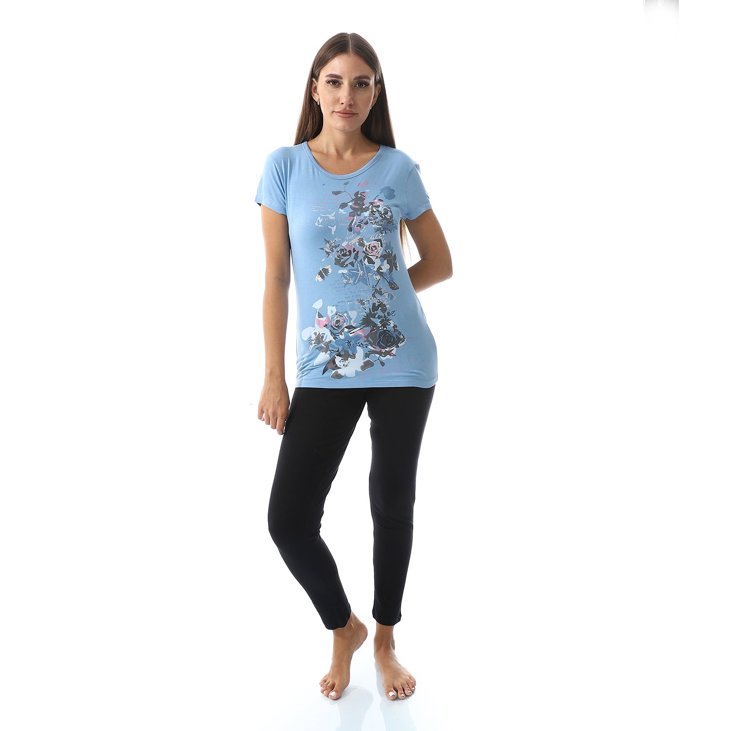 5126 بجامة نصف كم قطن بنطلون Translation missing: ar.content.product_image_main
