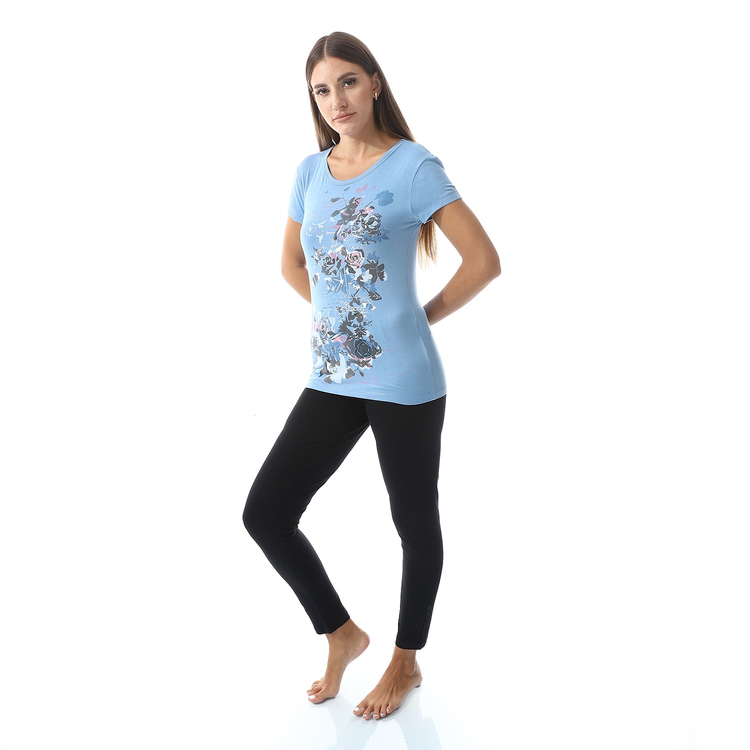 5126 بجامة نصف كم قطن بنطلون Translation missing: ar.content.product_image_secondary