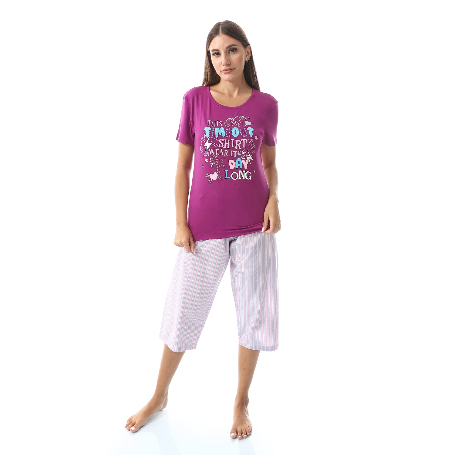 5762 بجامة نصف كم قطن بونتاكور لينوه Translation missing: ar.content.product_image_main