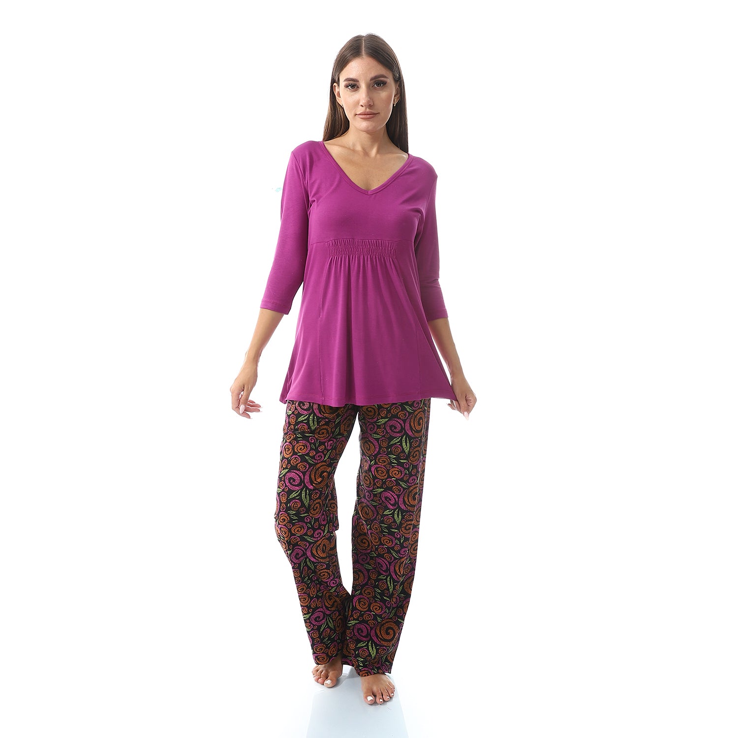 5823 بجامة 3/4 كم بنطلون قطن Translation missing: ar.content.product_image_main
