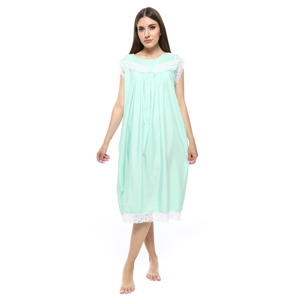 KHW-708 قميص نوم لينوه نصف كم