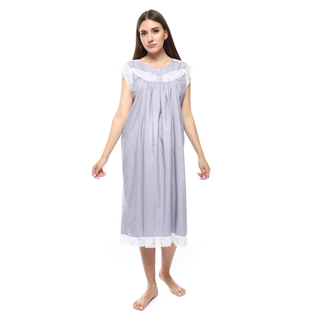 KHW-708 قميص نوم لينوه نصف كم