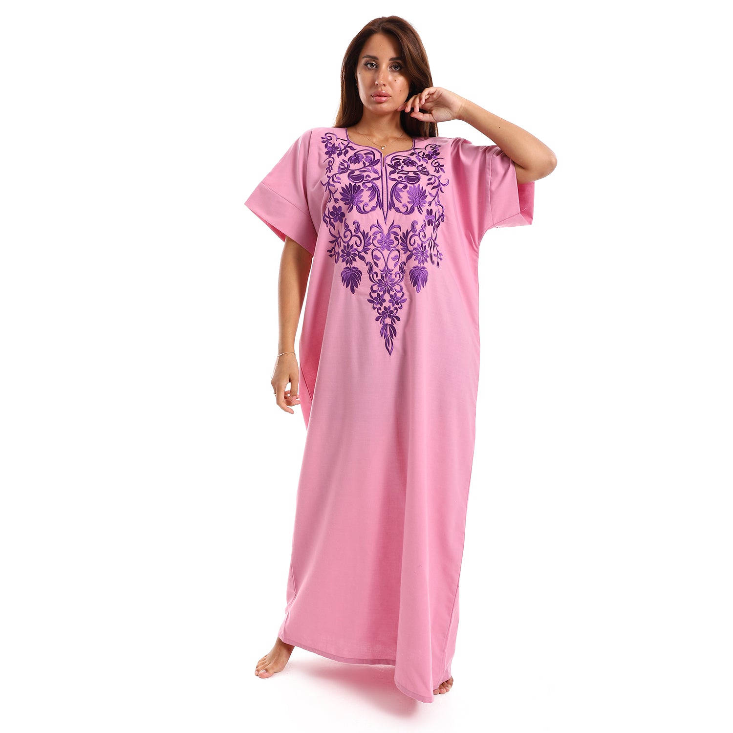 9004 جلابية بيت حريمي نصف كم Translation missing: ar.content.product_image_main