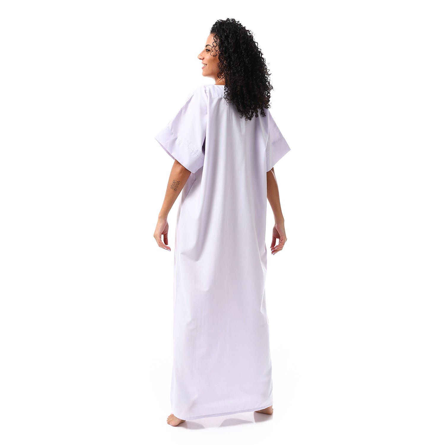 9007 جلابية بيت حريمي نصف كم