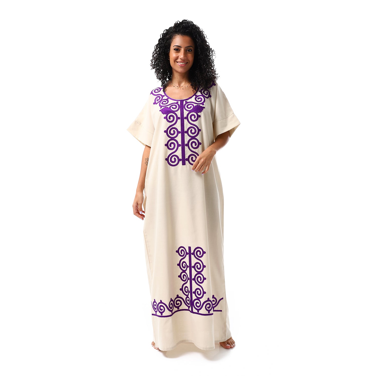 9009 جلابية بيت حريمي نصف كم Translation missing: ar.content.product_image_main
