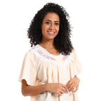 920 قميص نوم طويل بالدانتيل على الكم