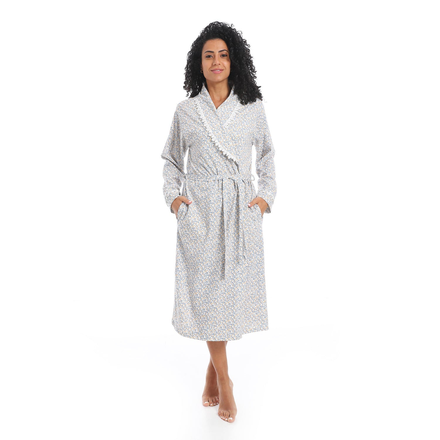 D109-S25 روب صيفي مشجر بالدانتيل Translation missing: ar.content.product_image_main