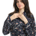 D49-S25 روب صيفي مشجر طويل