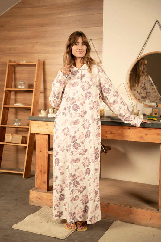 DB2-W26 قميص نوم ميلتون قطن بياقة