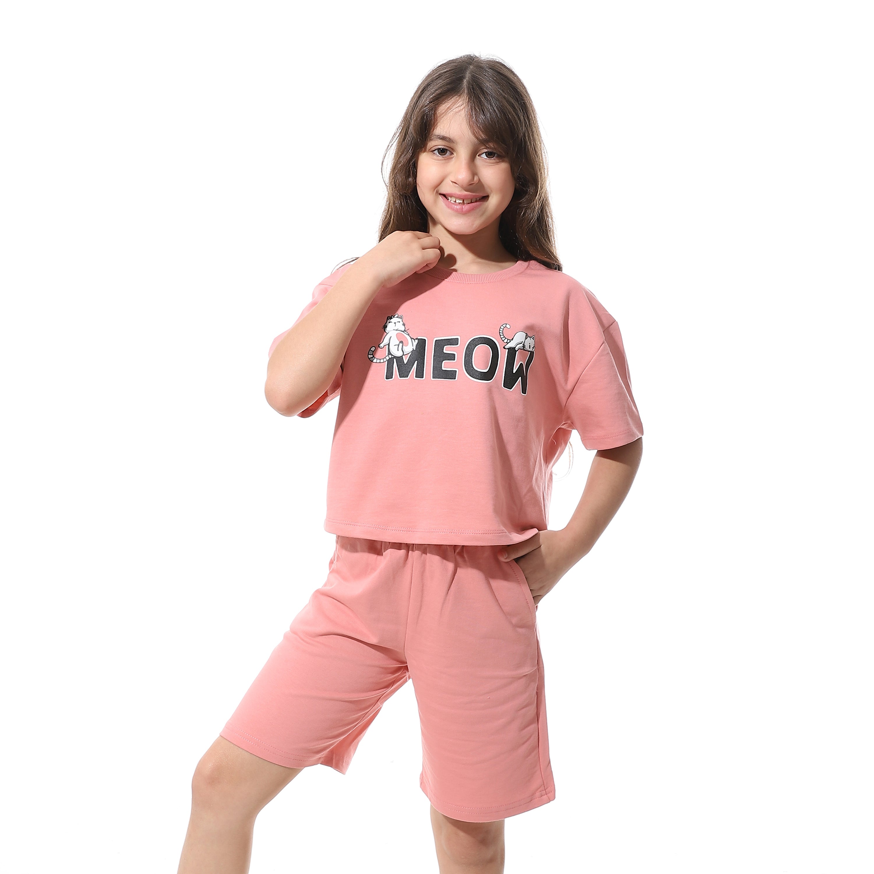 J20 بجامة بناتي صيفي قطن Translation missing: ar.content.product_image_main