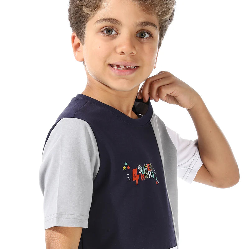 J32 بجامة أولادي صيفي قطن